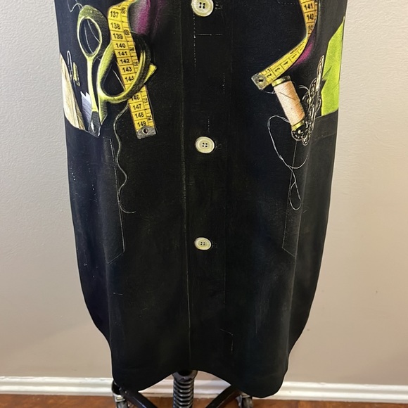 Moschino Tape Measure Sewing Dress - Picture 4 of 14